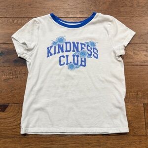 Old Navy Girls Short-Sleeve Graphic Shirt - Kindness Club - Size S (6-7)